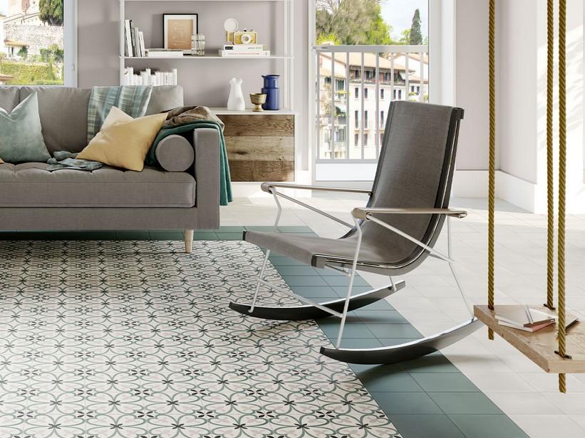 Fliese Interni Verde 20X20 Feinsteinzeug Zementoptik | IperCeramica Fliese Interni Verde 20X20 Feinsteinzeug Zementoptik | IperCeramica