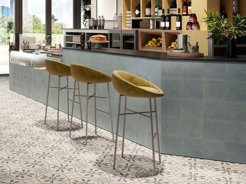 Fliese Novecento Avio 20X20 Zementoptik Gesprenkelt mit Marmorstaub Hellblau | IperCeramica Fliese Novecento Avio 20X20 Zementoptik Gesprenkelt mit Marmorstaub Hellblau | IperCeramica