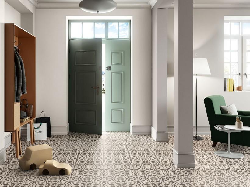 Fliese Novecento Deco Classico 20X20 Dekoriert Zementoptik Gesprenkelt mit Marmorstaub | IperCeramica Fliese Novecento Deco Classico 20X20 Dekoriert Zementoptik Gesprenkelt mit Marmorstaub | IperCeramica