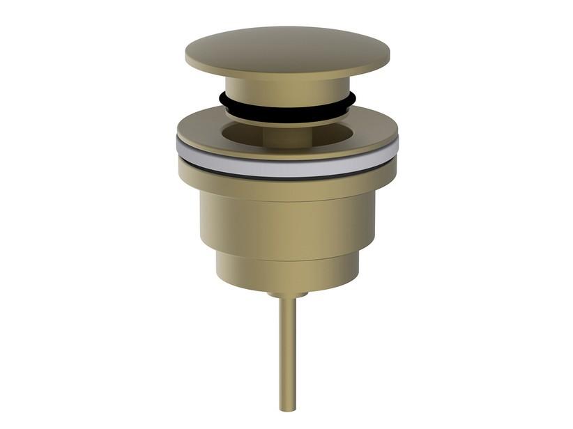 Click-Clack-Ablaufgarnitur DETROIT mit u. ohne Überlaufloch gebürstetes Gold | IperCeramica Click-Clack-Ablaufgarnitur DETROIT mit u. ohne Überlaufloch gebürstetes Gold | IperCeramica