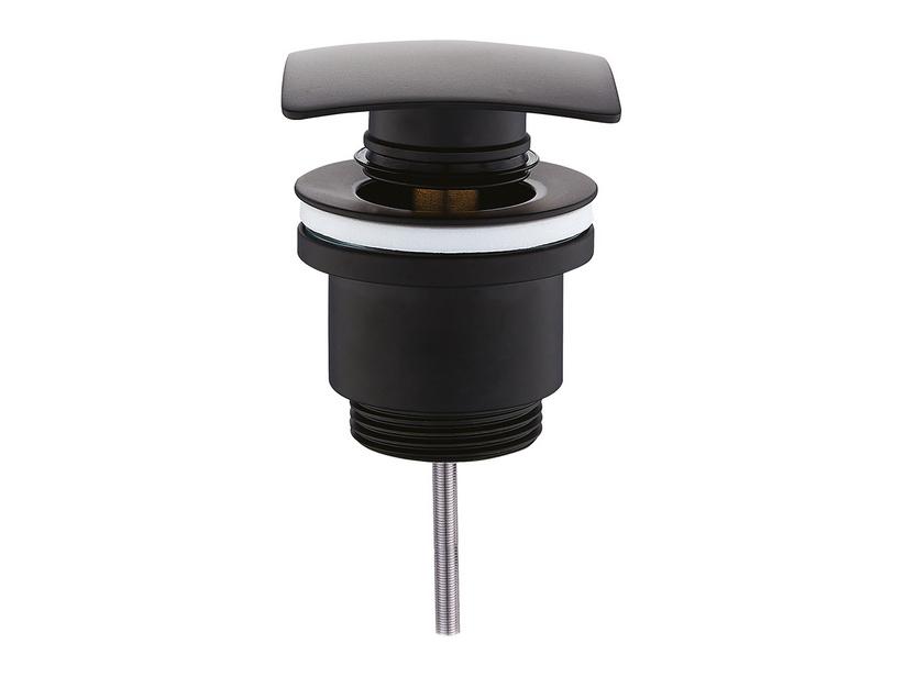 ABLAUFVENTIL UNIVERSAL KLICK-KLACK QUADRATISCH SCHWARZ MATT | IperCeramica ABLAUFVENTIL UNIVERSAL KLICK-KLACK QUADRATISCH SCHWARZ MATT | IperCeramica