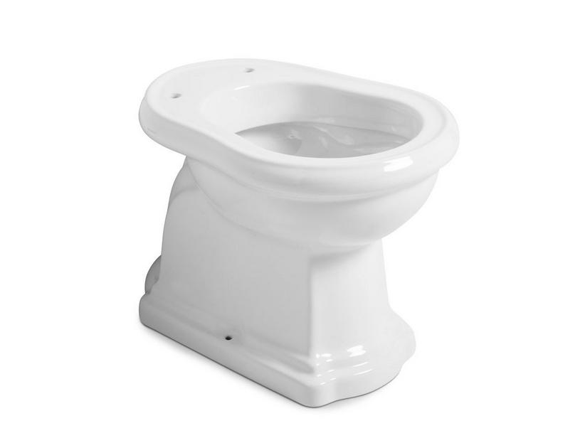STAND-WC RETRO' 59X38,5 cm FREISTEHEND FUSSBODEN-ABFLUSS WEISS GLÄNZEND | IperCeramica STAND-WC RETRO' 59X38,5 cm FREISTEHEND FUSSBODEN-ABFLUSS WEISS GLÄNZEND | IperCeramica