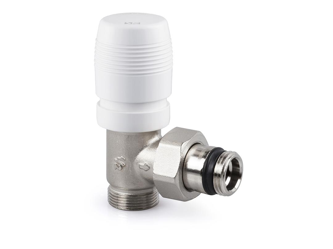 Italia Heizkörperventil für Thermostat Eckversion Weiß | IperCeramica Italia Heizkörperventil für Thermostat Eckversion Weiß | IperCeramica