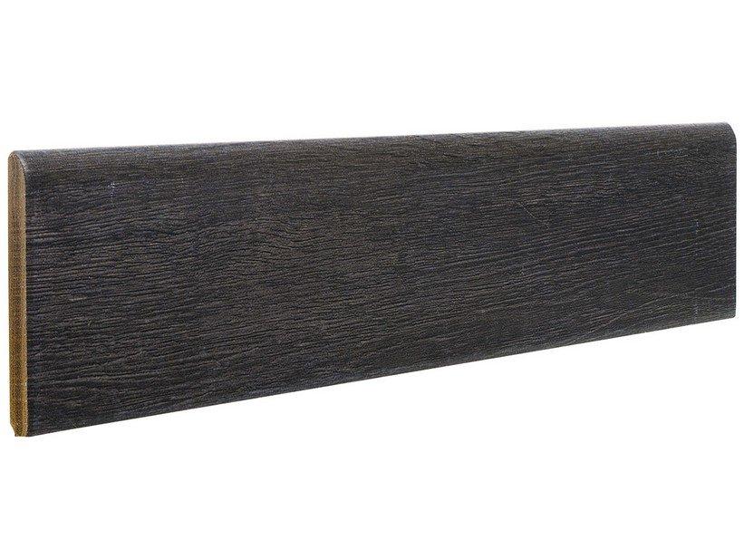 Sockelleiste aus Keramik Wood Black 8X45 | IperCeramica Sockelleiste aus Keramik Wood Black 8X45 | IperCeramica