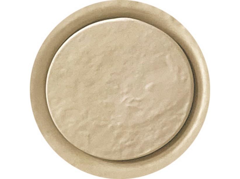 Ablaufgarnitur für Dusche Appia Ø90 mm Kappe aus Keramik Beige Matt | IperCeramica Ablaufgarnitur für Dusche Appia Ø90 mm Kappe aus Keramik Beige Matt | IperCeramica