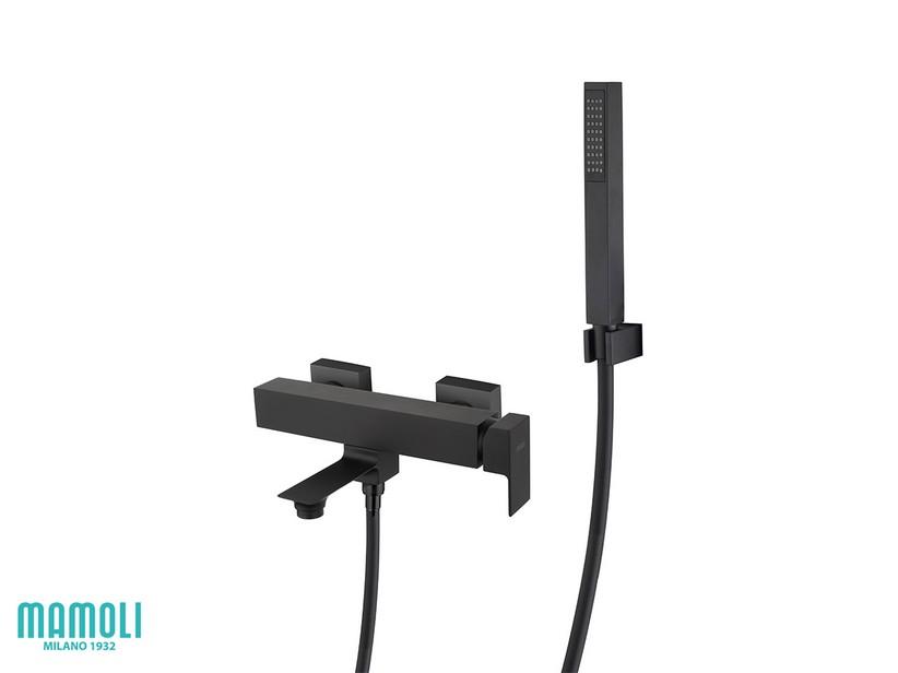 Aufputz-Einhebelarmatur für Badewanne Feel/Michela mit Duschzubehör Schwarz matt | IperCeramica Aufputz-Einhebelarmatur für Badewanne Feel/Michela mit Duschzubehör Schwarz matt | IperCeramica