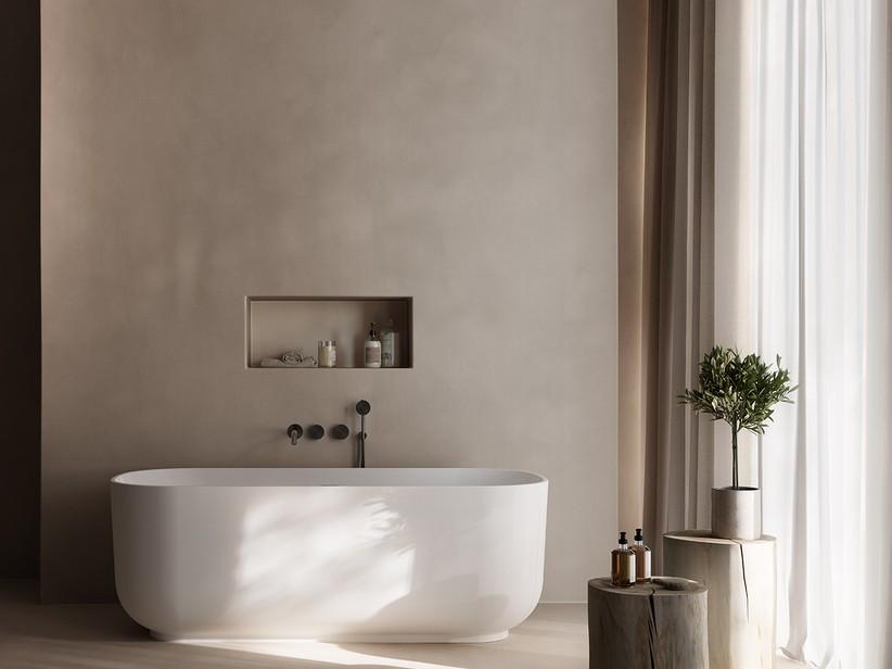 Freistehende Badewanne Tune 170x80 cm Weiß Glänzend Poliert | IperCeramica Freistehende Badewanne Tune 170x80 cm Weiß Glänzend Poliert | IperCeramica