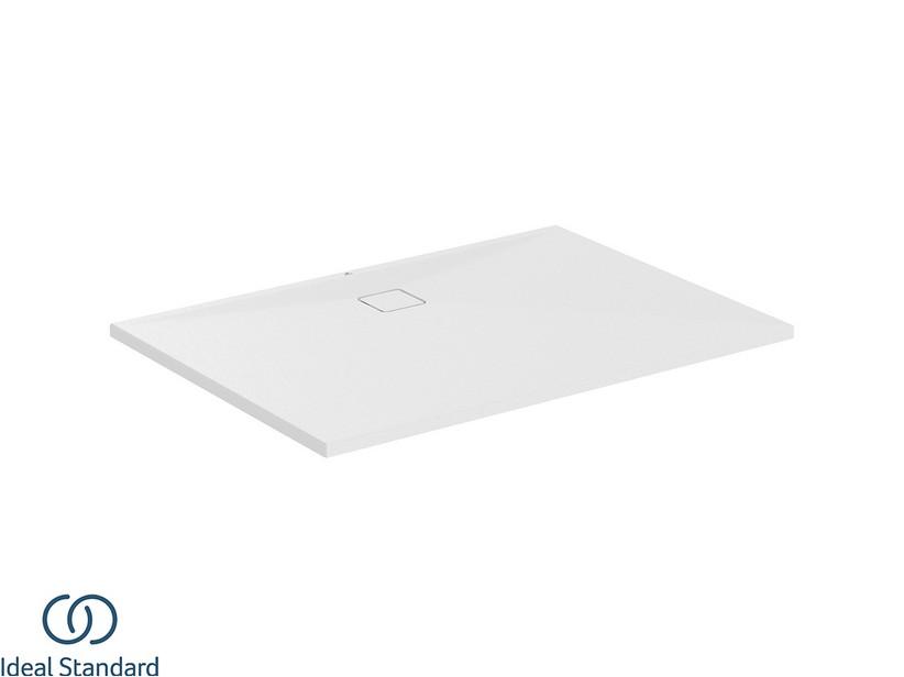 Duschwanne Ideal Standard® ULTRA FLAT EVO 140x100 H3,5 cm aus mattem, seidenweißem Harz | IperCeramica Duschwanne Ideal Standard® ULTRA FLAT EVO 140x100 H3,5 cm aus mattem, seidenweißem Harz | IperCeramica