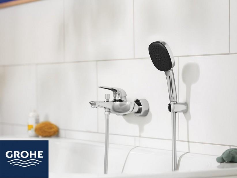 Duplex Dusch-Set Grohe® Vitalio Comfort 110 mit Handbrause 2 Sprühstrahlen Chrom | IperCeramica Duplex Dusch-Set Grohe® Vitalio Comfort 110 mit Handbrause 2 Sprühstrahlen Chrom | IperCeramica
