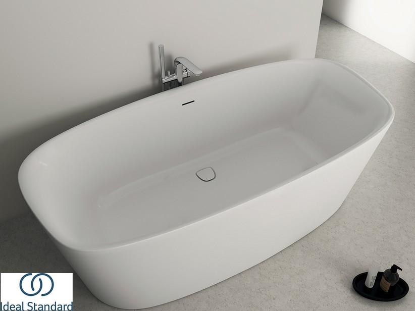 Freistehende Badewanne Ideal Standard® Atelier Dea 190x90 cm Weiß Glänzend | IperCeramica Freistehende Badewanne Ideal Standard® Atelier Dea 190x90 cm Weiß Glänzend | IperCeramica