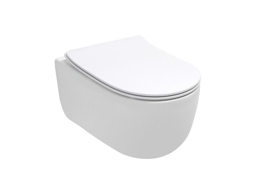 Hänge-WC Aptos Vortex 53,5 cm Weiß glänzend | IperCeramica Hänge-WC Aptos Vortex 53,5 cm Weiß glänzend | IperCeramica