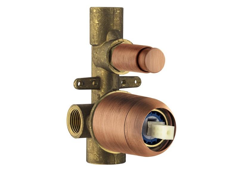 Unterputz-Duschkörper RN Ø35 mit Umschaltventil Kupfer gebürstet | IperCeramica Unterputz-Duschkörper RN Ø35 mit Umschaltventil Kupfer gebürstet | IperCeramica