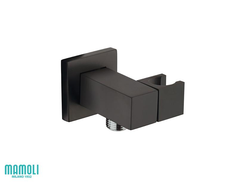 Duplex Wasseranschluss Feel mit Gelenk Schwarz Matt | IperCeramica Duplex Wasseranschluss Feel mit Gelenk Schwarz Matt | IperCeramica