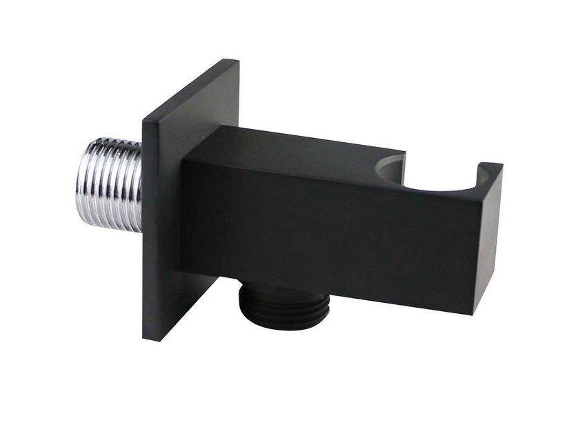 Wasseranschluss Mel Duplex Quadratisch Schwarz Matt | IperCeramica Wasseranschluss Mel Duplex Quadratisch Schwarz Matt | IperCeramica