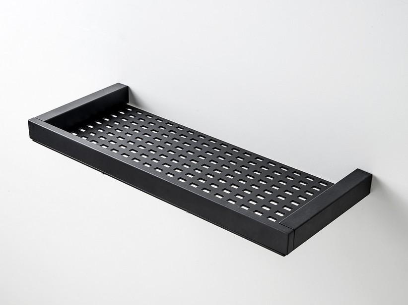 Duschregal Zeropiu' 30 cm aus Aluminium Schwarz Matt | IperCeramica Duschregal Zeropiu' 30 cm aus Aluminium Schwarz Matt | IperCeramica