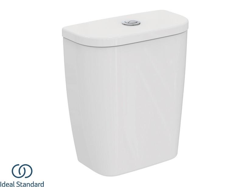 Spülkasten für Monoblock-WC Ideal Standard® Quarzo-Eurovit mit Einlass unten aus glänzend weißer Keramik | IperCeramica Spülkasten für Monoblock-WC Ideal Standard® Quarzo-Eurovit mit Einlass unten aus glänzend weißer Keramik | IperCeramica