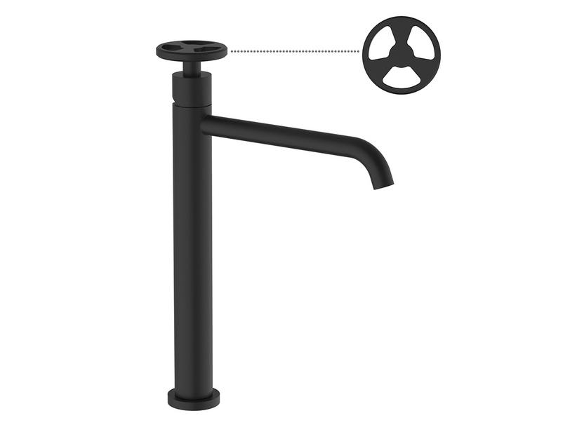 WASCHTISHARMATUR HOHER AUSLAUF YORK SCHWARZ MATT | IperCeramica WASCHTISHARMATUR HOHER AUSLAUF YORK SCHWARZ MATT | IperCeramica