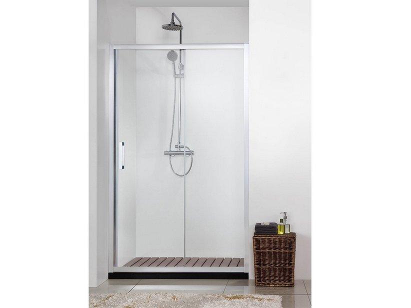 DUSCHSCHIEBETÜR NEPTUM 100 cm H190 Erw 96/100 GLASSTÄRKE 6mm TRANSPARENT CHROM | IperCeramica DUSCHSCHIEBETÜR NEPTUM 100 cm H190 Erw 96/100 GLASSTÄRKE 6mm TRANSPARENT CHROM | IperCeramica