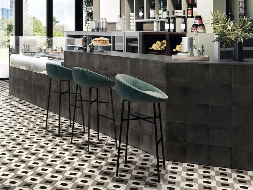 Fliese Interni Nero 20X20 Feinsteinzeug Zementoptik | IperCeramica Fliese Interni Nero 20X20 Feinsteinzeug Zementoptik | IperCeramica
