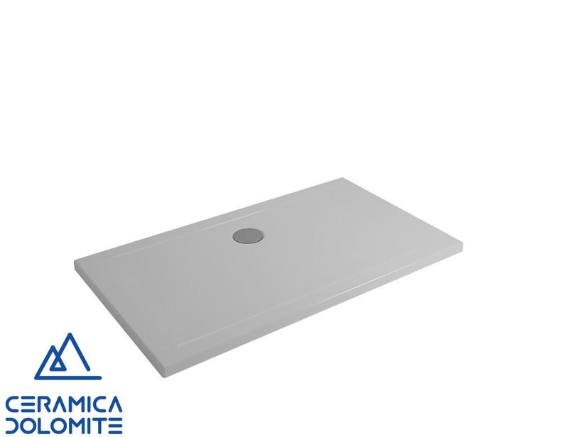 Rutschfeste Duschwanne Squash 120x70 H4 aus weißer Keramik | IperCeramica Rutschfeste Duschwanne Squash 120x70 H4 aus weißer Keramik | IperCeramica