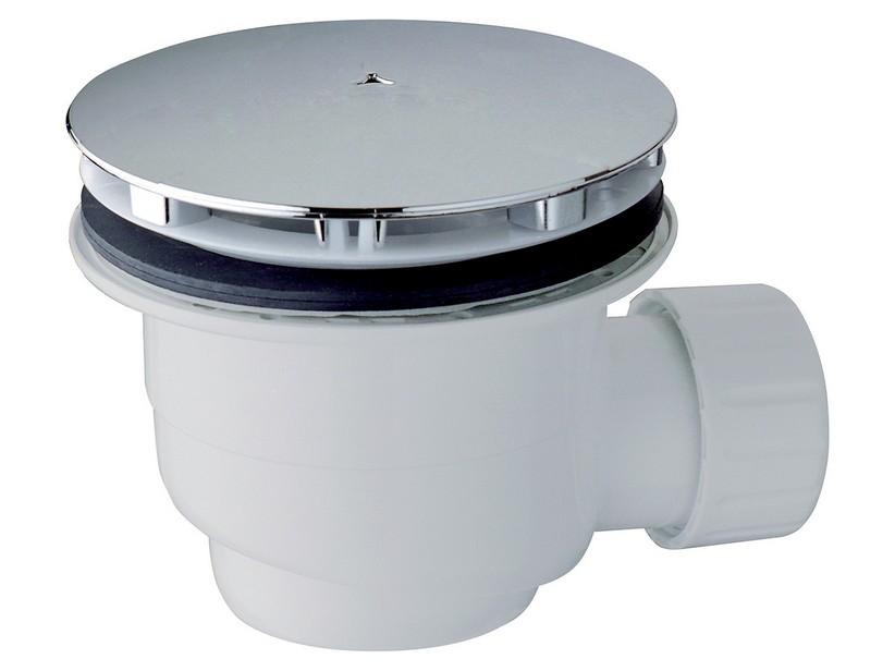 Ablaufgarnitur Decò Ø90 mm Kappe aus ABS chrom | IperCeramica Ablaufgarnitur Decò Ø90 mm Kappe aus ABS chrom | IperCeramica