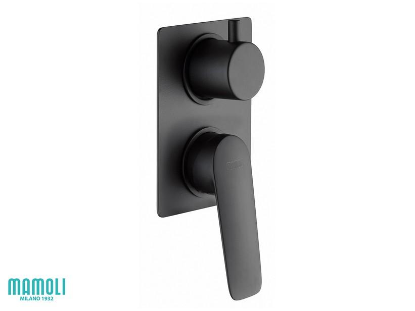 Blende für Armatur Dusche Einbau mit Umschaltventil Cecilia Schwarz matt | IperCeramica Blende für Armatur Dusche Einbau mit Umschaltventil Cecilia Schwarz matt | IperCeramica