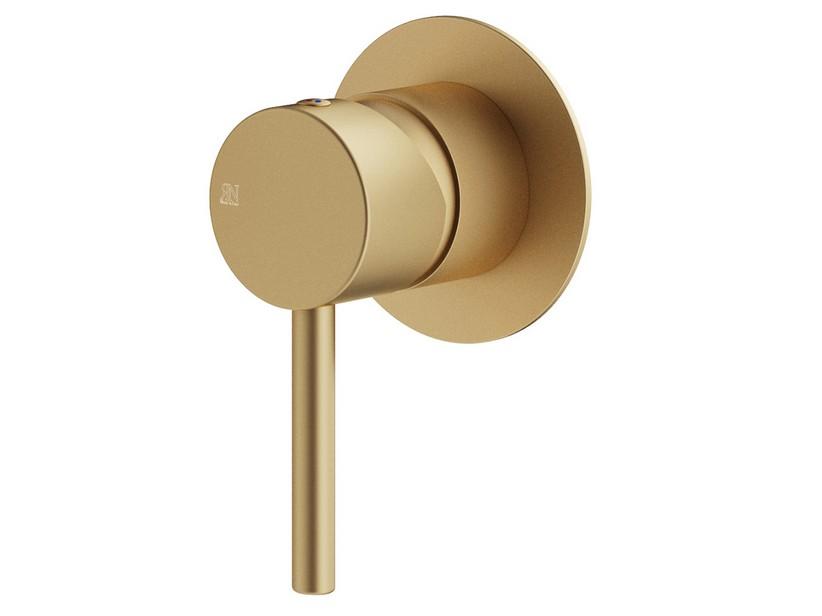 Blende für Einhebelarmatur Dusche Einbau STELO, satiniertes Gold | IperCeramica Blende für Einhebelarmatur Dusche Einbau STELO, satiniertes Gold | IperCeramica