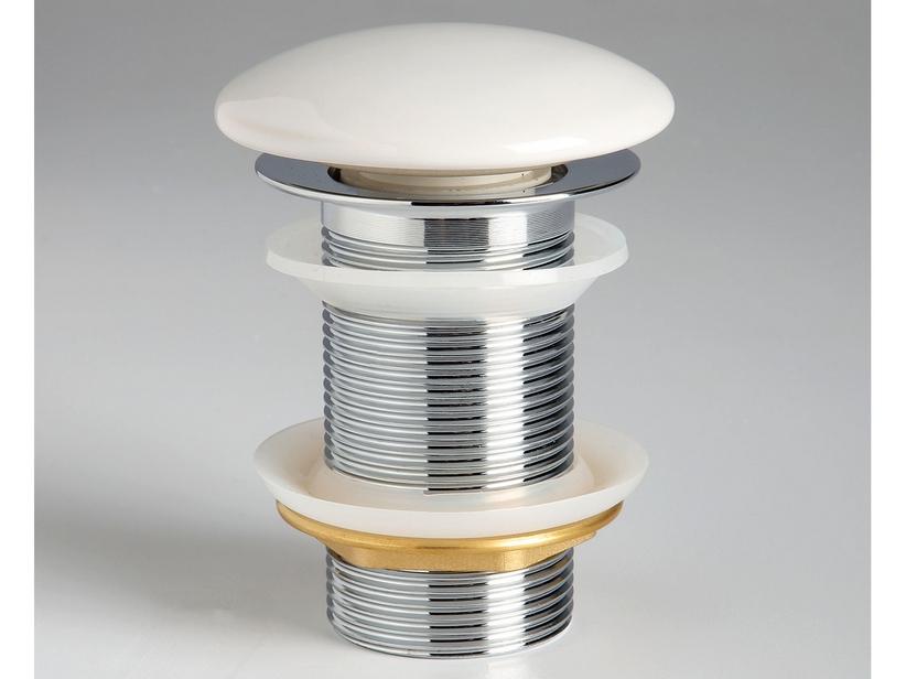 ABLAUFGARNITUR HORGANICA AUS KERAMIK FÜR WASCHBECKEN OHNE ÜBERLAUF WEISS GLÄNZEND | IperCeramica ABLAUFGARNITUR HORGANICA AUS KERAMIK FÜR WASCHBECKEN OHNE ÜBERLAUF WEISS GLÄNZEND | IperCeramica