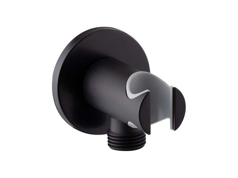 Wasseranschluss Mel Duplex Rund Schwarz Matt | IperCeramica Wasseranschluss Mel Duplex Rund Schwarz Matt | IperCeramica