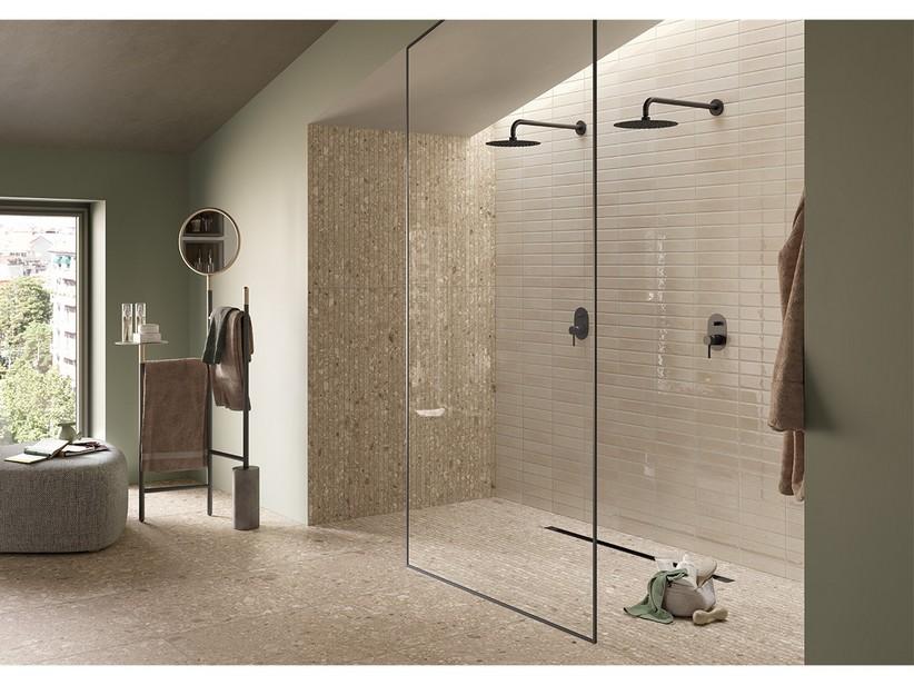 Fliese Raku 6x25 Feinsteinzeug Elfenbein glänzend | IperCeramica Fliese Raku 6x25 Feinsteinzeug Elfenbein glänzend | IperCeramica