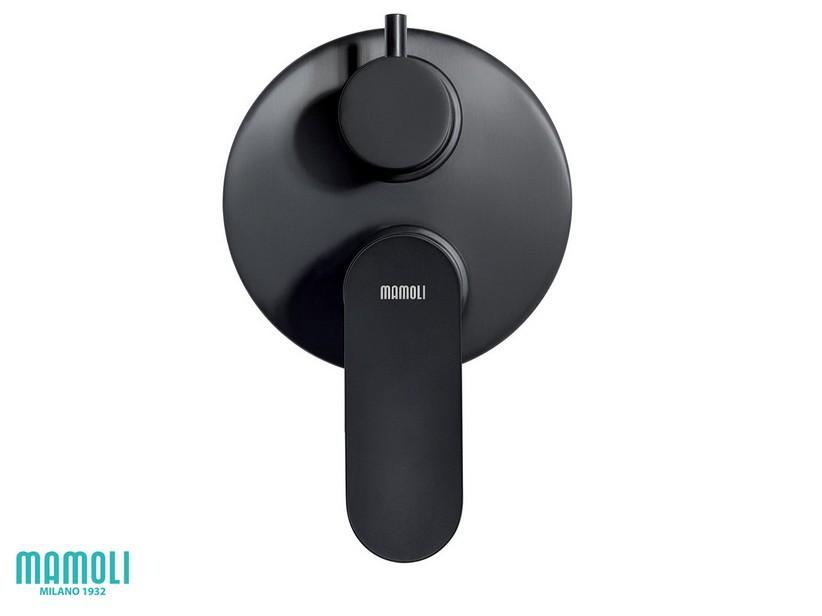 BLENDE FÜR EINHEBELMISCHER DUSCHE EINBAU MIT UMSCHALTVENTIL SADLER SCHWARZ MATT | IperCeramica BLENDE FÜR EINHEBELMISCHER DUSCHE EINBAU MIT UMSCHALTVENTIL SADLER SCHWARZ MATT | IperCeramica