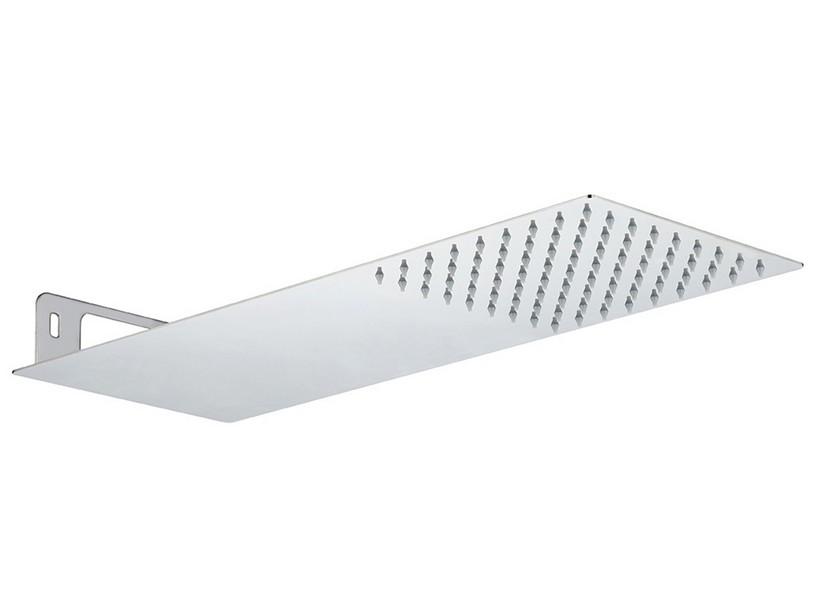 Kopfbrause Low Square 50x20 cm aus verchromtem Edelstahl AISI 304 | IperCeramica Kopfbrause Low Square 50x20 cm aus verchromtem Edelstahl AISI 304 | IperCeramica