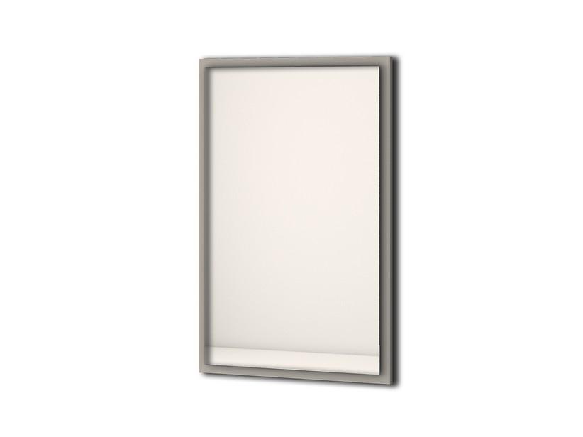 Badezimmerspiegel mit LED-Licht CLASSIC 90x59 cm Wolkig Grau | IperCeramica Badezimmerspiegel mit LED-Licht CLASSIC 90x59 cm Wolkig Grau | IperCeramica