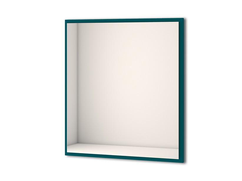 Badezimmerspiegel mit LED-Licht CLASSIC 90x98 cm Petrolblau | IperCeramica Badezimmerspiegel mit LED-Licht CLASSIC 90x98 cm Petrolblau | IperCeramica