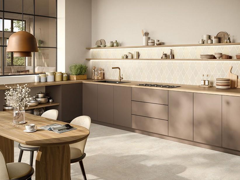 Wandfliese Sunstone Deco Tartan 26,1x52,2 cm Geometrisches Dekor | IperCeramica Wandfliese Sunstone Deco Tartan 26,1x52,2 cm Geometrisches Dekor | IperCeramica