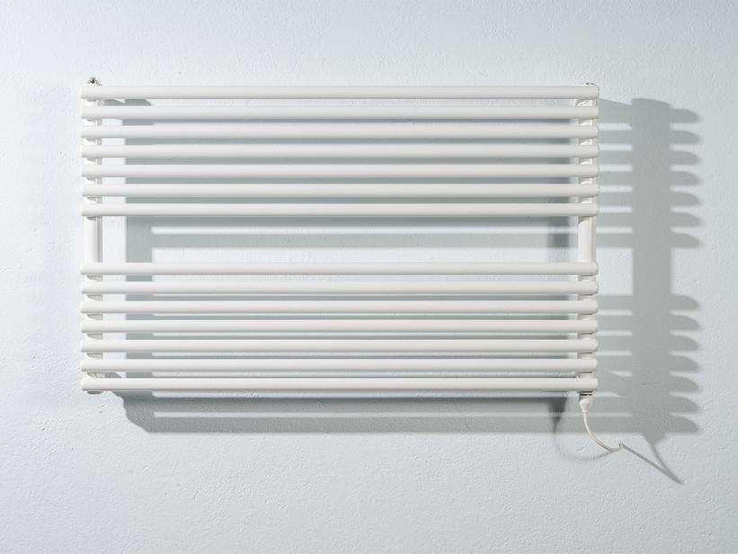 Elektrischer horizontaler Handtuch-Designheizkörper Mini Without L80XH61 Weiß glänzend | IperCeramica Elektrischer horizontaler Handtuch-Designheizkörper Mini Without L80XH61 Weiß glänzend | IperCeramica