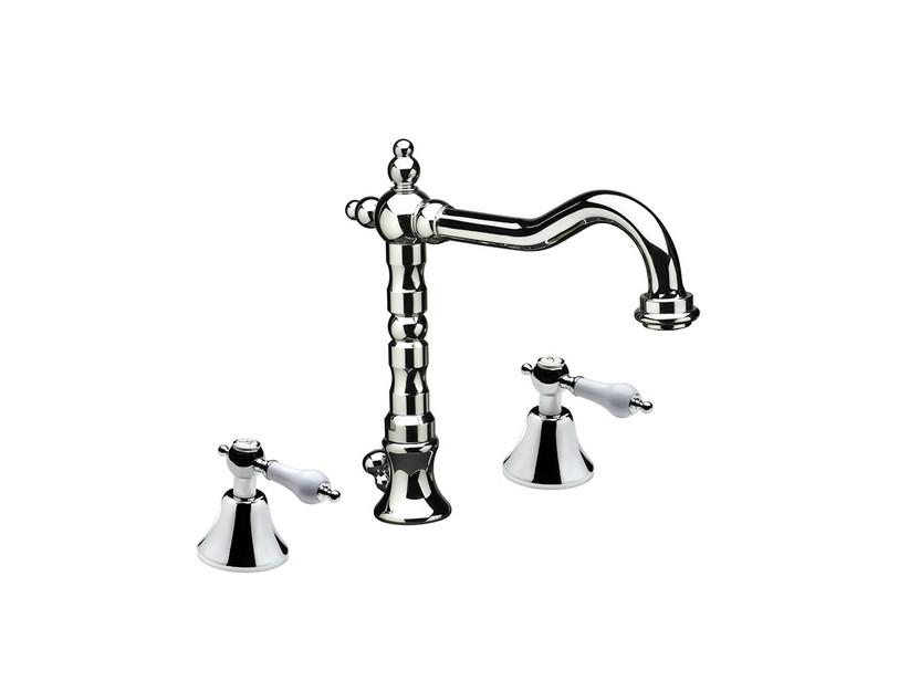 Ensemble robinets pour lavabo 3 trous Desk chrome | IperCeramica Ensemble robinets pour lavabo 3 trous Desk chrome | IperCeramica