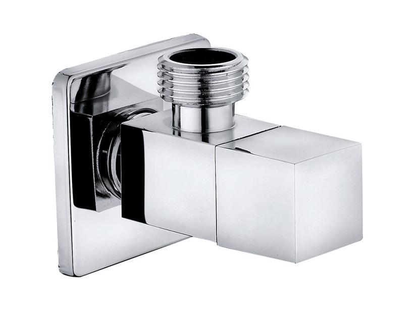 Robinet d'arrivée d'eau Design carré chrome | IperCeramica Robinet d'arrivée d'eau Design carré chrome | IperCeramica