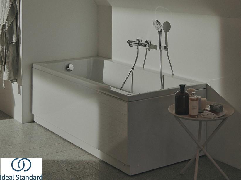 Baignoire à encastrer Ideal Standard® Connect Air avec panneau frontal et latéral 180x80 blanc brillant | IperCeramica Baignoire à encastrer Ideal Standard® Connect Air avec panneau frontal et latéral 180x80 blanc brillant | IperCeramica