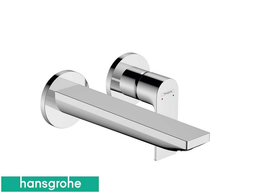 Mitigeur mural pour lavabo Hansgrohe® Rebris E avec bec de 20,5 cm chrome | IperCeramica Mitigeur mural pour lavabo Hansgrohe® Rebris E avec bec de 20,5 cm chrome | IperCeramica