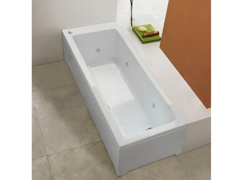 Baignoire balnéo Shire 180x80 cm panneau avant et latéral | IperCeramica Baignoire balnéo Shire 180x80 cm panneau avant et latéral | IperCeramica