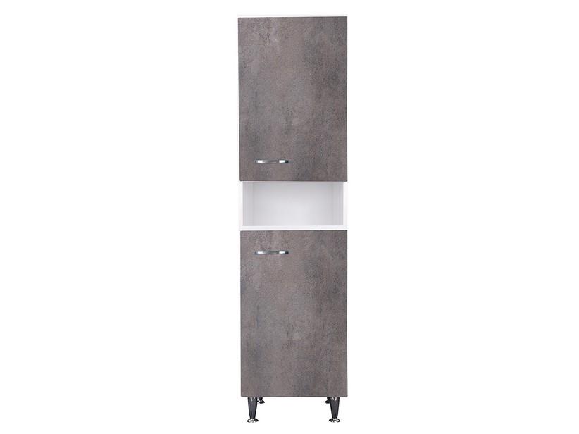 Meuble colonne Comfort 45x50 cm vers la gauche en mélaminé blanc/gris | IperCeramica Meuble colonne Comfort 45x50 cm vers la gauche en mélaminé blanc/gris | IperCeramica