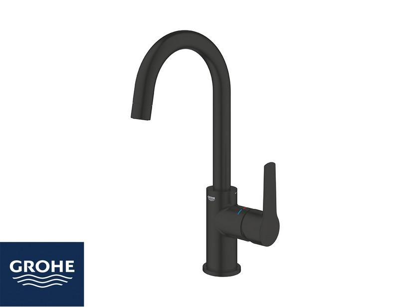 Mitigeur monocommande taille L Grohe® Start pour lavabo Unitop noir mat | IperCeramica Mitigeur monocommande taille L Grohe® Start pour lavabo Unitop noir mat | IperCeramica
