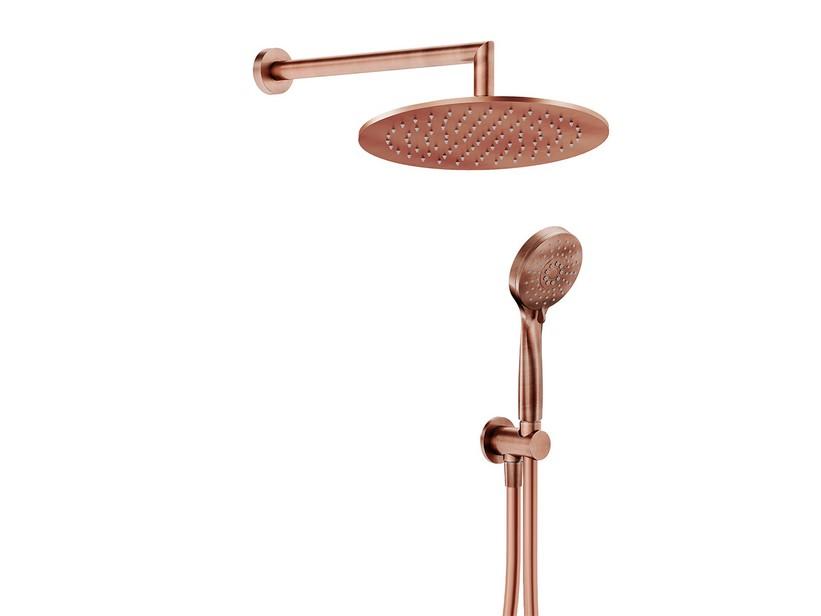 Ensemble de douche 5 pièces Bora cuivre brossé | IperCeramica Ensemble de douche 5 pièces Bora cuivre brossé | IperCeramica