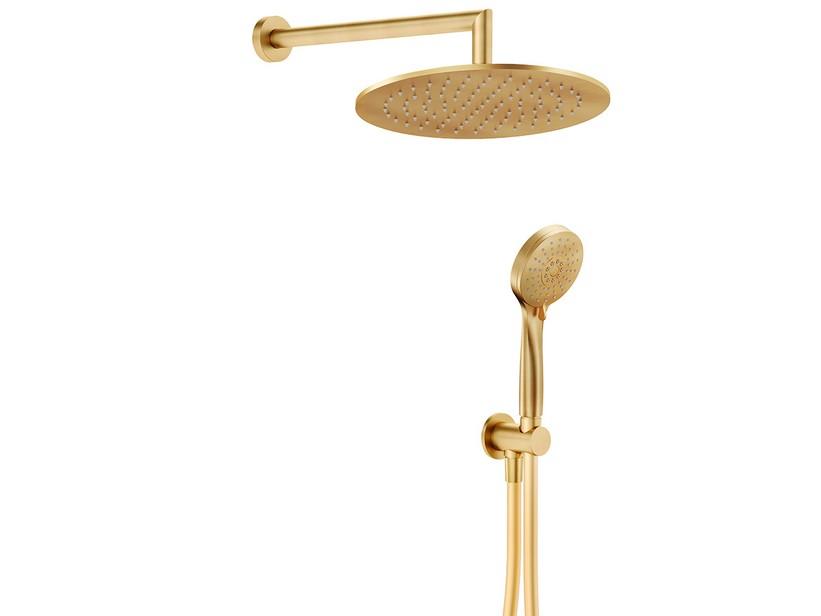 Ensemble de douche 5 pièces Bora or brossé | IperCeramica Ensemble de douche 5 pièces Bora or brossé | IperCeramica