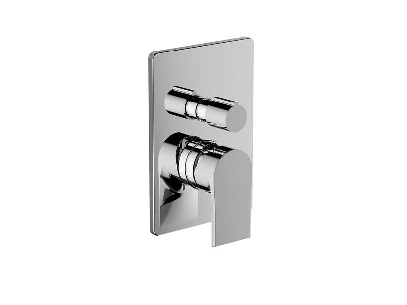 Mitigeur de douche encastré Miami avec inverseur chrome | IperCeramica Mitigeur de douche encastré Miami avec inverseur chrome | IperCeramica