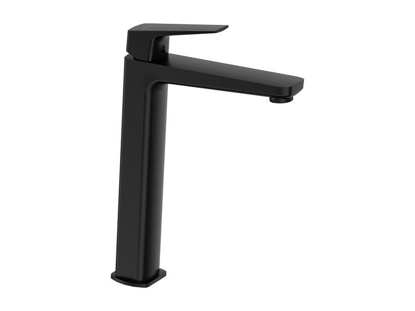 Mitigeur de lavabo haut Blur sans bonde en PVD noir mat | IperCeramica Mitigeur de lavabo haut Blur sans bonde en PVD noir mat | IperCeramica