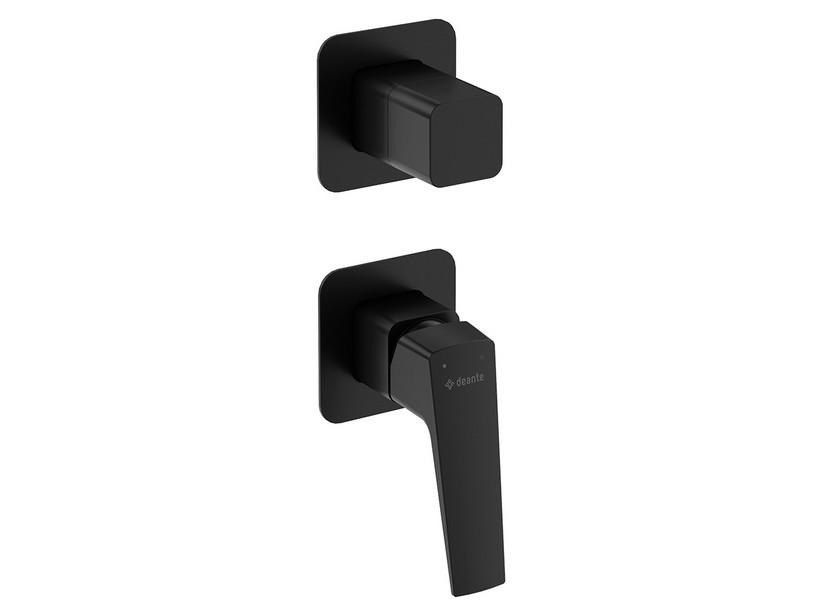 Mitigeur de douche encastré Blur avec inverseur en PVD noir mat | IperCeramica Mitigeur de douche encastré Blur avec inverseur en PVD noir mat | IperCeramica