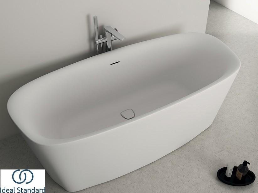 Baignoire îlot Ideal Standard® Atelier Dea 170x75 cm blanc soie mat | IperCeramica Baignoire îlot Ideal Standard® Atelier Dea 170x75 cm blanc soie mat | IperCeramica