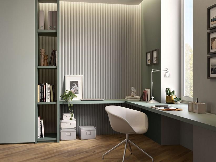 Panneau décoratif Boiserie Cannettato Slim 300x2000 effet 3D à peindre | IperCeramica Panneau décoratif Boiserie Cannettato Slim 300x2000 effet 3D à peindre | IperCeramica